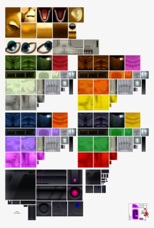 Click For Full Sized Image Fox Mccloud - Sprites