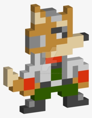 Boulder Vector 8 Bit - 8 Bit Fox Mccloud
