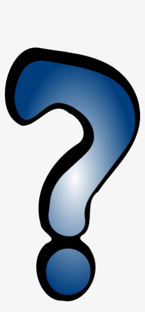 Question Mark Blue By Cj Svg Clip Arts 276 X 592 Px
