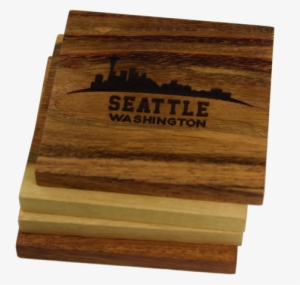 Seattle, Washington Skyline Coasters Seattle, Washington - Prestige Decanters Seattle, Washington Skyline Coasters