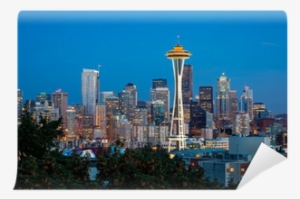 Poster: Stock Media's Seattle Skyline, 61x41in.