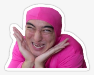 Wikia Filthy Frank Wiki - Pink Guy - 375x360 PNG Download - PNGkit