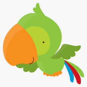 Parrot Clipart Pirate Party - Papagaio Desenho Png
