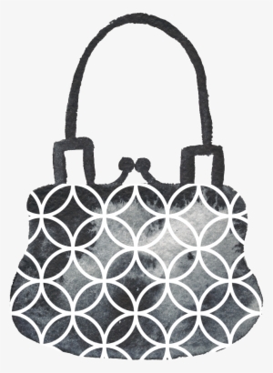 Bag Black And White Watercolor Fashion Transparent - Hình Vẽ Túi Xách