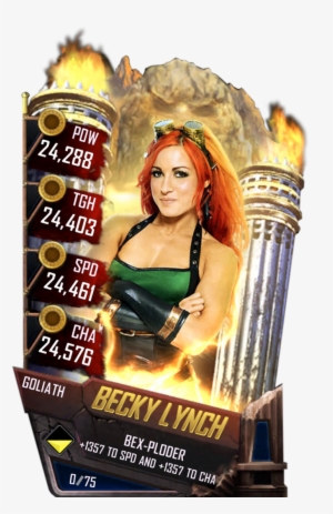 Beckylynch S4 20 Goliath - Wwe Supercard Goliath Cards