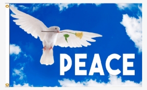 Peace Dove Flag - Peace Dove