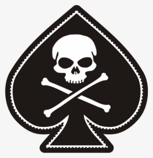 Skull Spade Png Clip Free Download - Spade Png