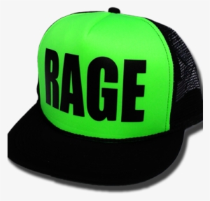 Rage Black Green - Green And Black Hat
