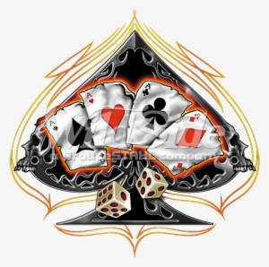 4 Of A Kind With Dice - Shirts With Skulls And Dice