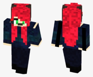 Red Hair [with Dog Ears) - Lil Uzi Vert Minecraft Skin