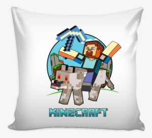 Minecraft Pillow Cover Minecraft Dog Riding - Pillow Audrey Hepburn