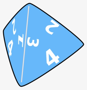 Game Blue, White, Dice, Triangle, Color, Colour, Shape, - Four Sided Dice