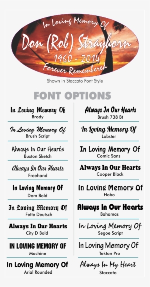 Sunset Beach Oval Decals & Magnets - Calligraphy