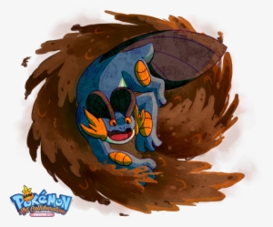 #260 Swampert Used Muddy Water And Surf In Our Pokemon - Digital Art