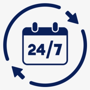 24/7 Cell Phone Service - Logo Réutilisable