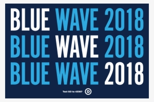 Blue Wave 2018 Car Magnet