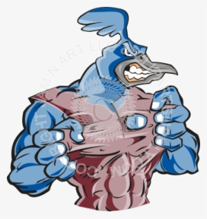 Roadrunner Clipart Head - Mean Looking Road Runner