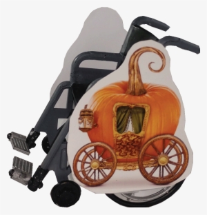 Pumpkin Carriage Wheelchair Costume Child's - Art Print: Egal's Pumpkin Carriage, 30x30cm.