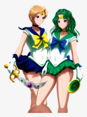 Sailor Neptune And Uranus By Grimbyslayer On Deviantart - Sailor Neptune Sexy