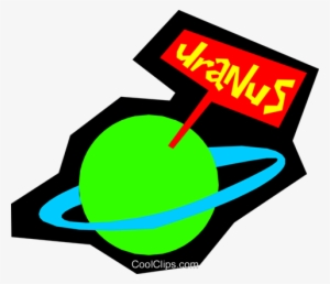 Planet Uranus Royalty Free Vector Clip Art Illustration