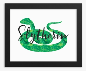 Slytherin Hogwarts House Pride Art Print - Hogwarts House Pride Art