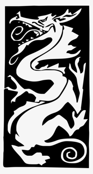 Computer Icons Chinese Dragon Black And White Visual - Chinese Dragon