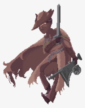 I Draw People's Bloodborne Characters - Bloodborne Pixel Art Transparent Background
