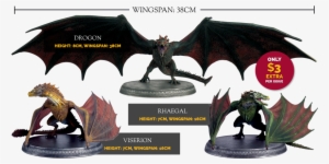 Premhome - Game Of Thrones Drogon Rhaegal Viserion