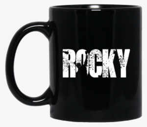 Rocky Balboa Officially Licensed Black Mugs