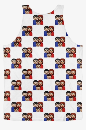 All Over Emoji Tank Top - Authentic Pro Checkerboard Navy