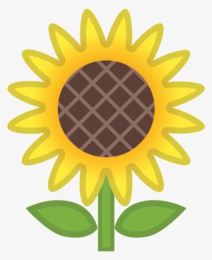 Emoji Clipart Sunflower - Girasol Emoji Whatsapp
