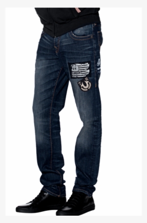 Nwt True Religion Sz31 Geno Patched Relaxed Slim N/flap - Pocket