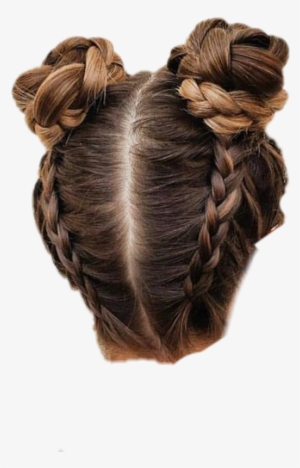 Hair Bun Buns Braid Braids Hairstyle Updo Hairdo - Bun Hairstyles