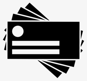 Business Card Pieces - Business Card Icon Png