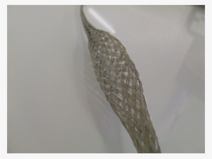 Tin Plated Copper Stocking Braid - Macro Photography