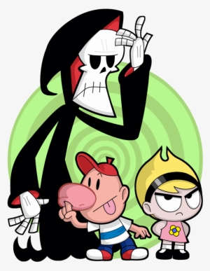 Cartoon Network Clipart Free Download Best - Tatuaje Billy Mandy Y Puro Huesos