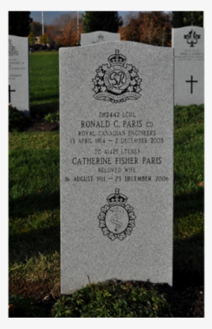 Headstone At Beechwood Cemetery Lt-col Ronald “ron” - Memorial