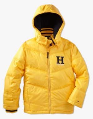 Tommy Hilfiger Jakne Kaputi - Boys Yellow Jacket Tommy Hilfiger