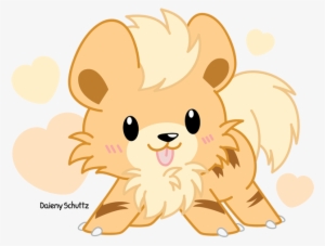 Pumpkin Guts Logs - Chibi Growlithe
