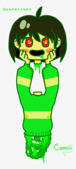 Still On My Undertale Binge, So Have A Candy Guro Chara - Drawing