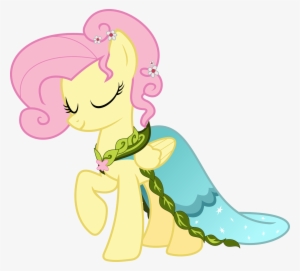 Fluttershy Dress Journey Of The Spark Vector By Hourglasspony-d5fwsqh - Fluttershy Dress