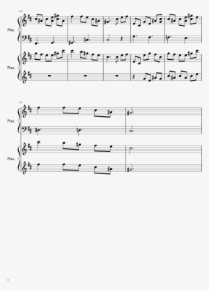 Proto Man's Alternate Theme Sheet Music 2 Of 2 Pages - Sheet Music