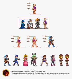 August 19th, 2011, - Megaman Girl Sprites
