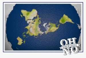 Ohno 121 Flatearth2 - Realistic Flat Earth Map
