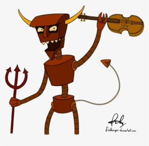 Robot Devil Png - Футурама Робот Дьявол