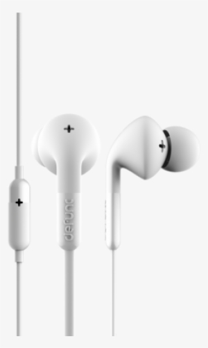 Defunc Music Headphones With Microphone White - Defunc Basic Hybrid, In-ear, 14 Mm, 1, 2 M Cable, Black