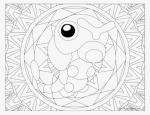 Adult Pokemon Coloring Page Caterpie - Pokemon Adult Coloring Pages