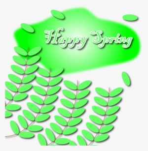 Spring Background With Green Leaves - Green