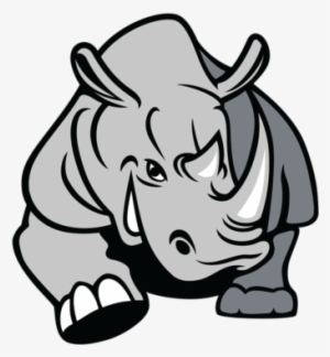 Rhino Vector Head - Smiling Rhino