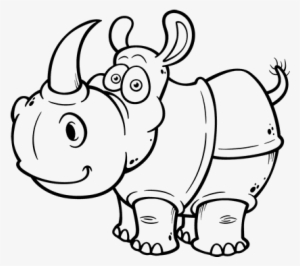 Rinoceronte De Java Para Colorear